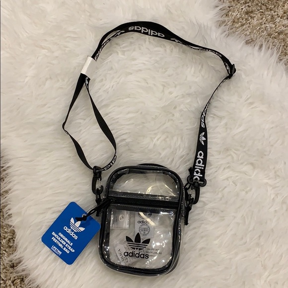 adidas clear festival crossbody bag